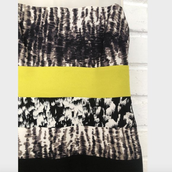 BCBG Tara Printed Color Block Dress - Picture 4 of 8